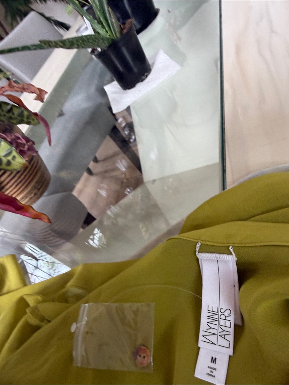 Lightweight Olive Tunic Jacket and Top Set - Picture 8 of 8
